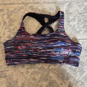 lululemon athletica Multicolor Striped Sports Bra